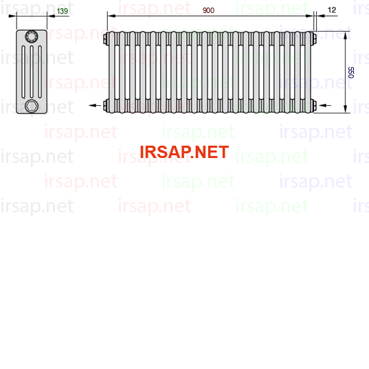 Радиатор IRSAP Tesi 40550/20 T08 CL 01